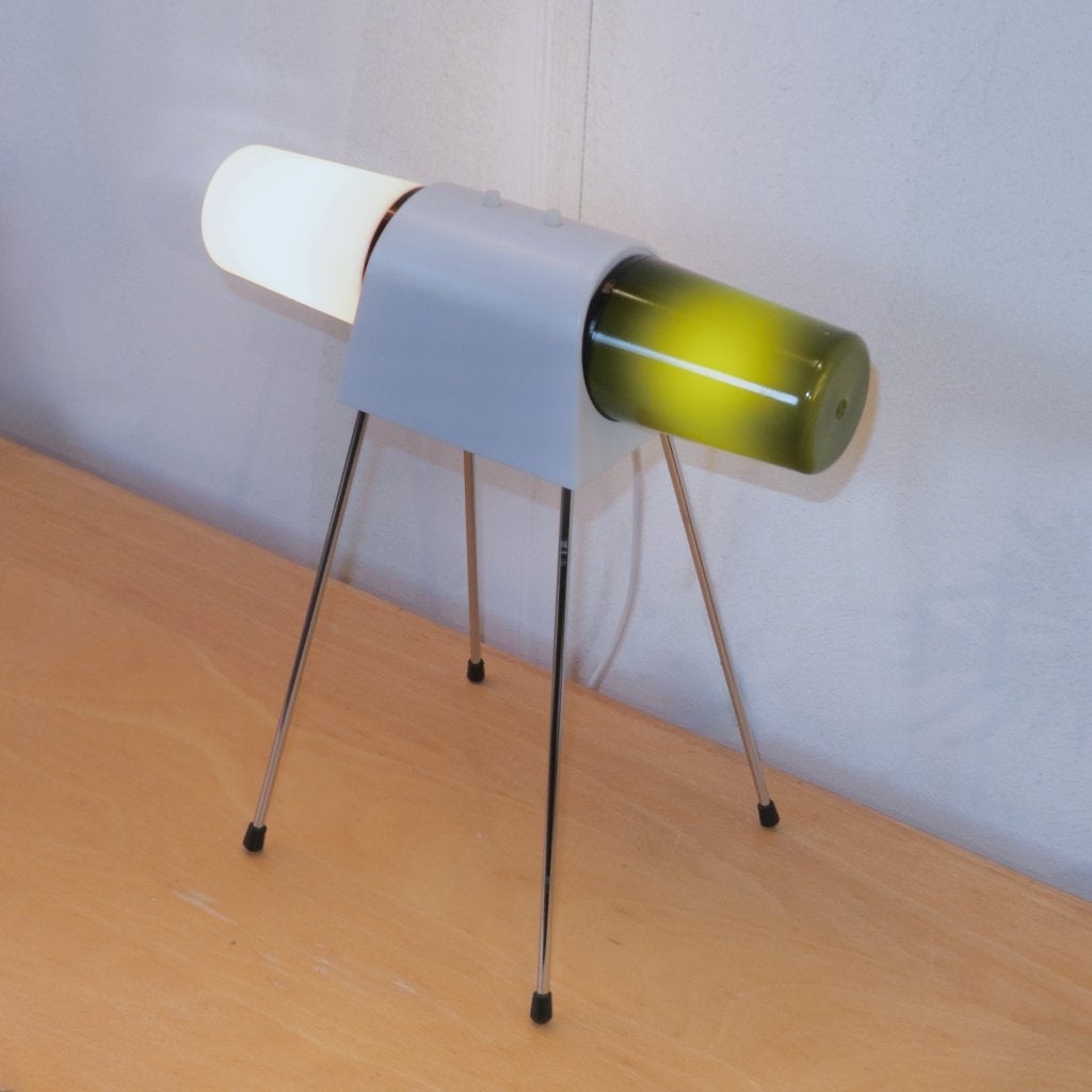 tafellamp doka lamp PDF 040 Philips incl pootjes 60s, Gebruikt, Vintage, -, Meerkleurig