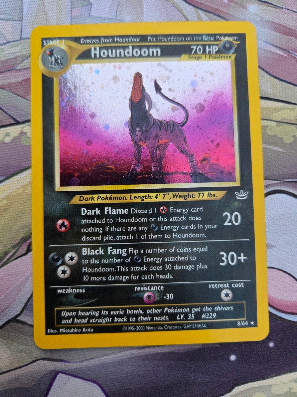 Houndoom NR8 - Holo, Ophalen of Verzenden, Zo goed als nieuw