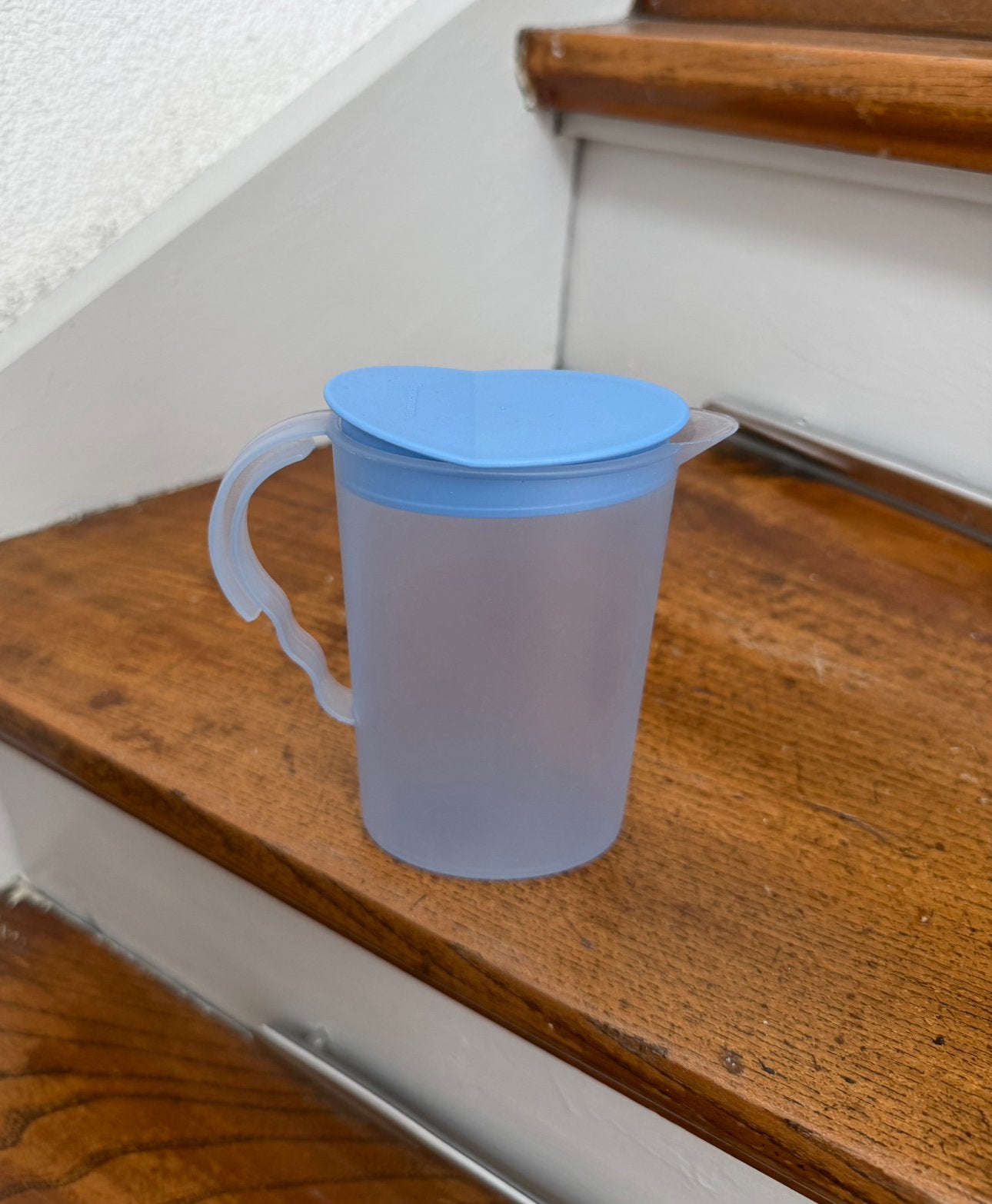 Tupperware koffiemelkkan, Ophalen of Verzenden, Zo goed als nieuw, Blauw, Overige typen
