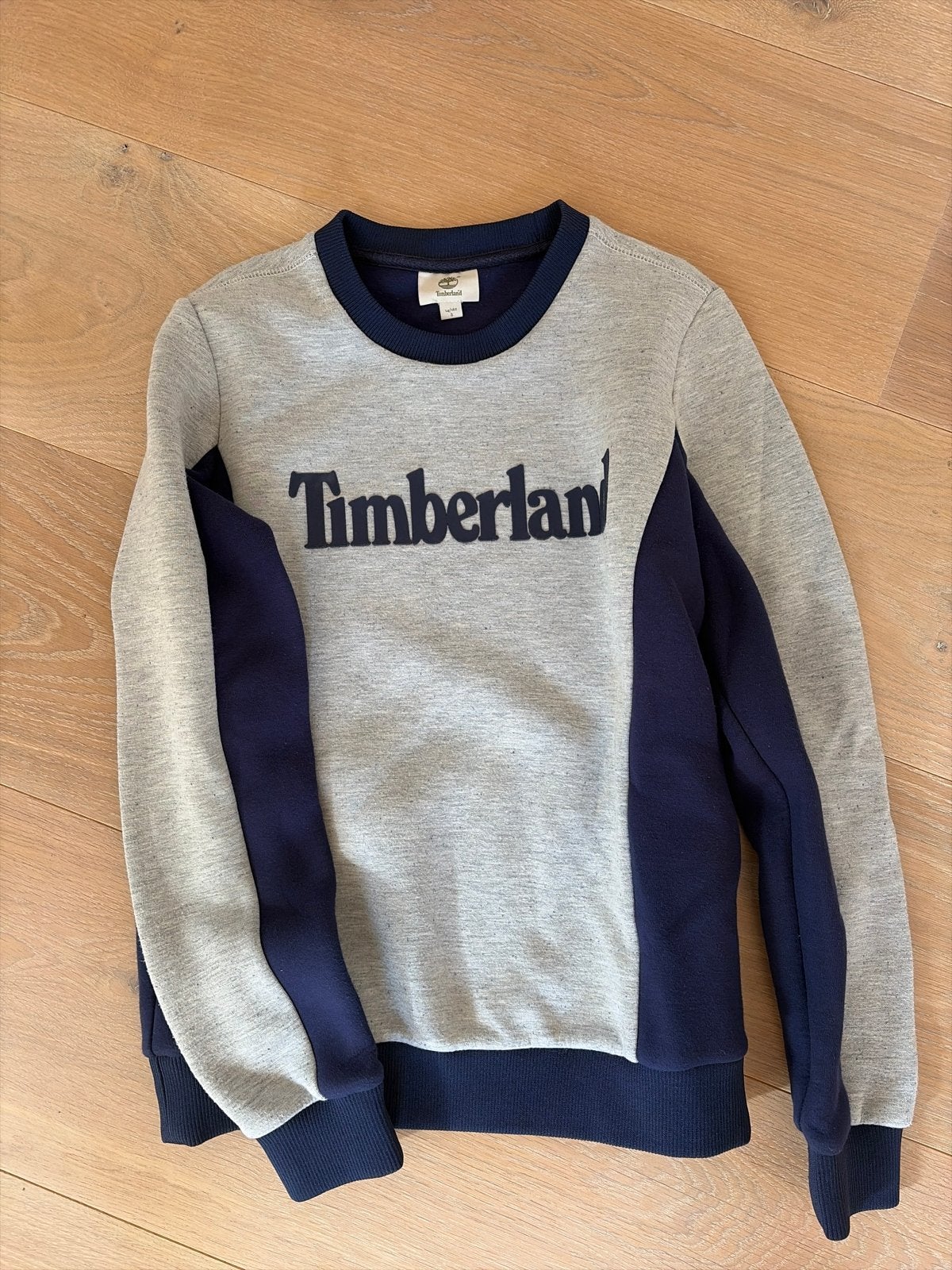 Timberland sweater grijs/blauw maat S (162), Ophalen of Verzenden, Zo goed als nieuw