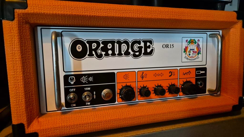 Orange Jim Root Terror & OR15 buizenversterker tops, Muziek en Instrumenten, Ophalen, Zo goed als nieuw, Minder dan 50 watt