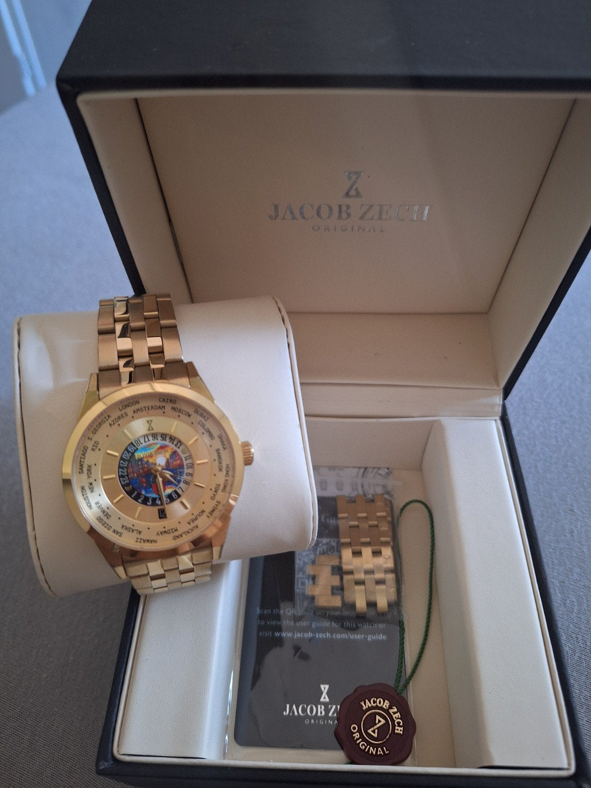 Jacob Zech Limeted Edition (360/2500)  Horloge - AMSTERDAM, Sieraden, Tassen en Uiterlijk, Ophalen of Verzenden