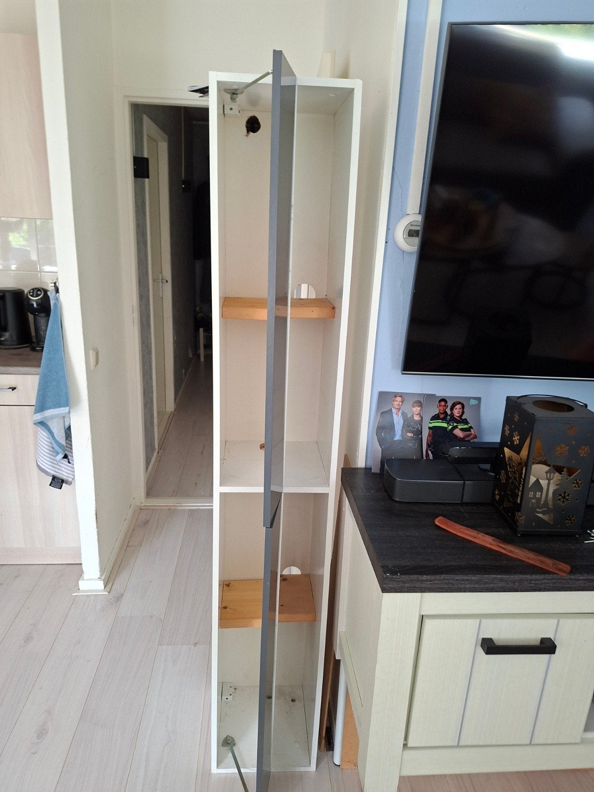 tv kast kan ook als normale kast gebruiken, Ophalen of Verzenden, Zo goed als nieuw, Hout, Cd's of Dvd's