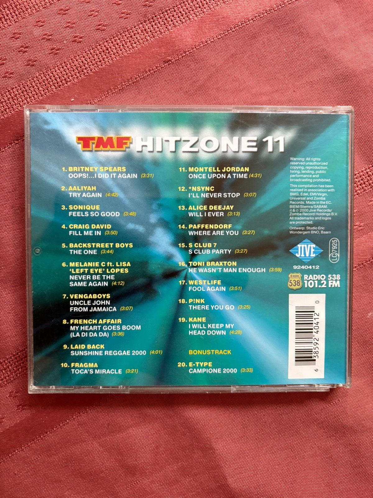 TMF Hitzone 10, Verzenden, Gebruikt, Pop, Verzamelalbum