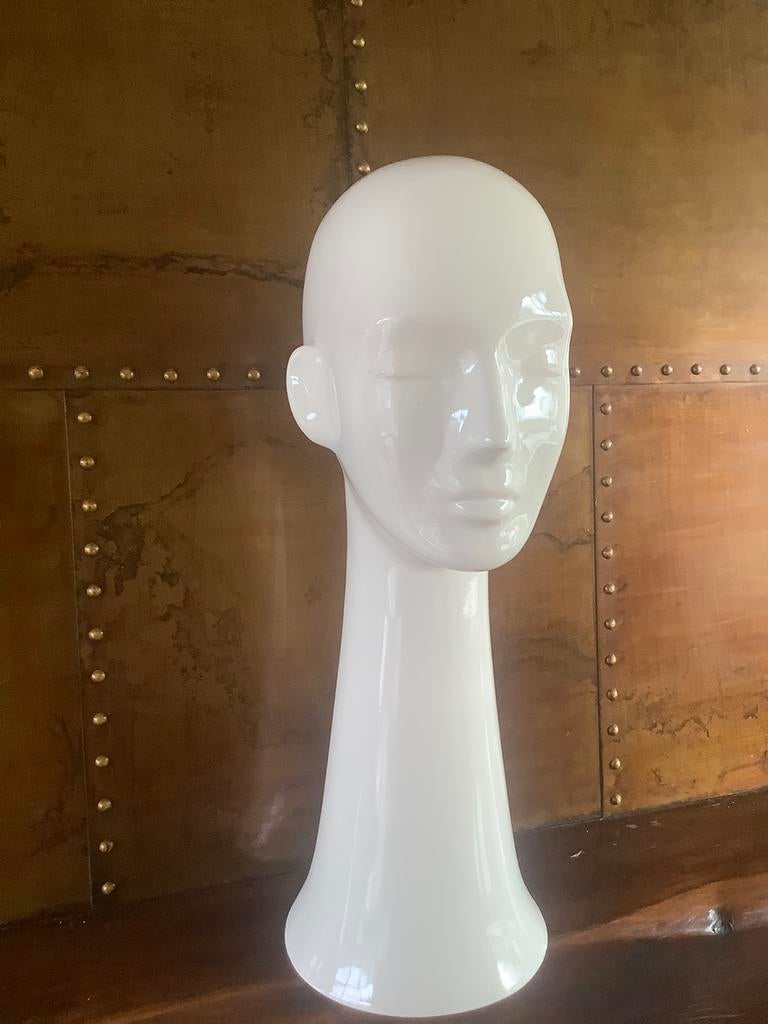 Vintage hoofd etalagehoofd met lange nek, Ophalen of Verzenden, Huis en Inrichting