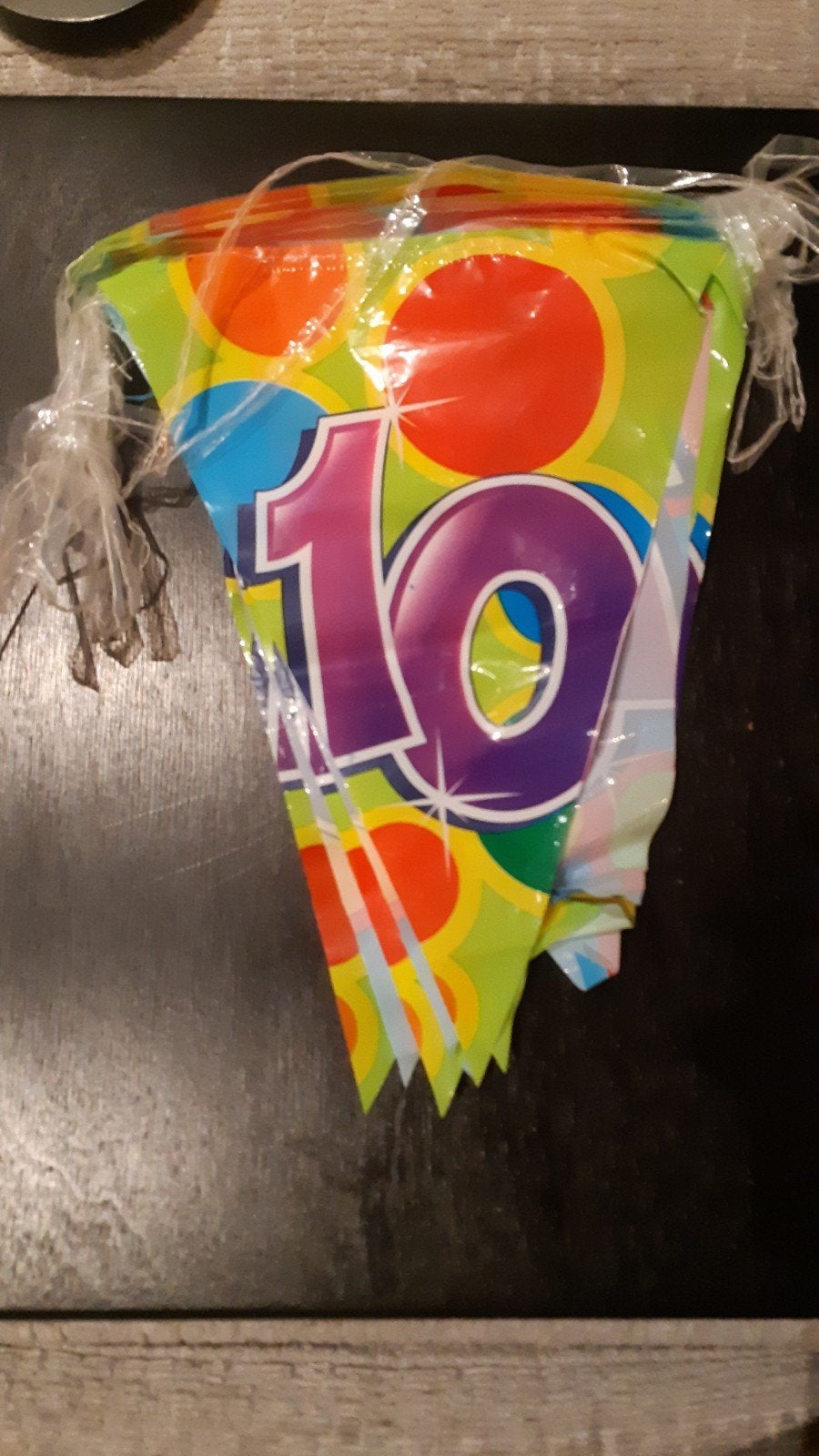 Verjaardags slinger (10l, Ophalen of Verzenden, Gebruikt, Versiering, Verjaardag