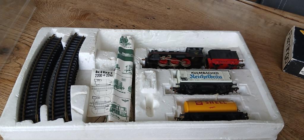 Fleischmann H0 Treinset 1030 - Stoomlocomotief met wagons, Hobby en Vrije tijd, Wisselstroom, Fleischmann, Ophalen of Verzenden