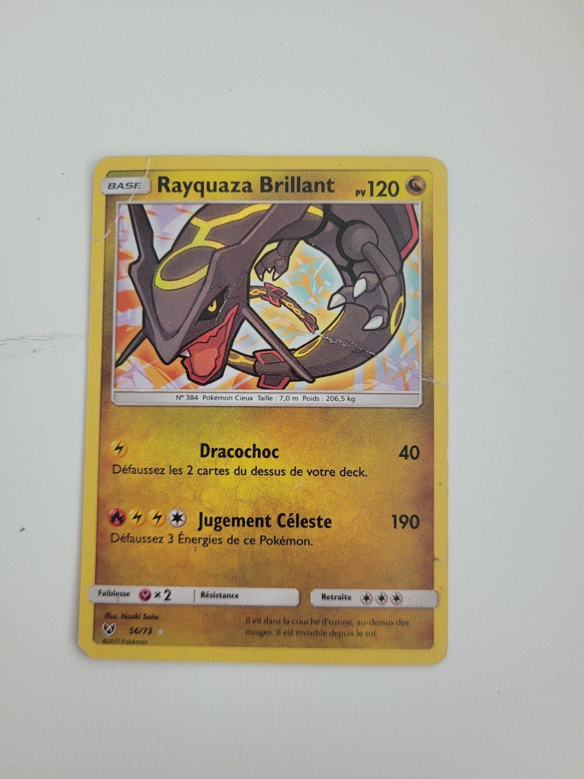 Pokémon Kaart Rayquaza Brillant, Ophalen, Gebruikt, Losse kaart