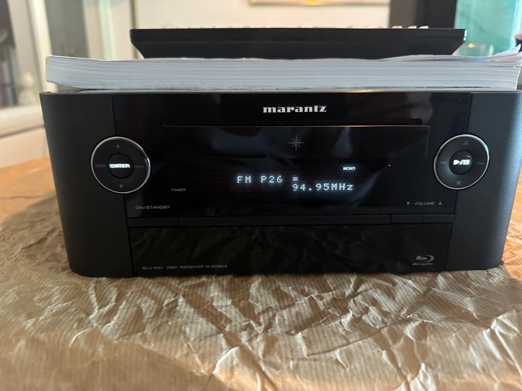Marantz M-ER803 Blu-ray Disc Receiver, Audio, Tv en Foto, Blu-ray-spelers, Ophalen of Verzenden, Zo goed als nieuw, Overige merken