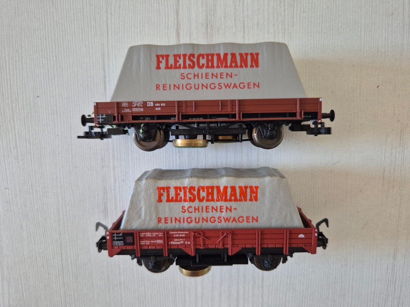 2 Fleischmann H0 railpoetswagons 5568/5569, Gebruikt, Gelijkstroom, Fleischmann, Wagon