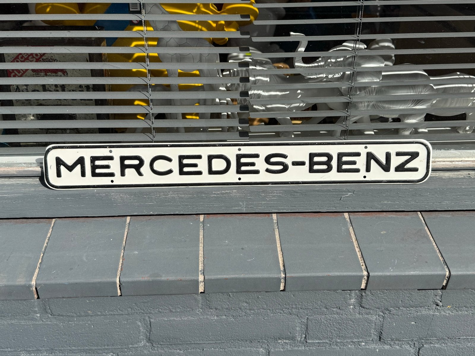 Mercedes-Benz decoratief reclamebord, Reclamebord, Gebruikt, ., Ophalen of Verzenden