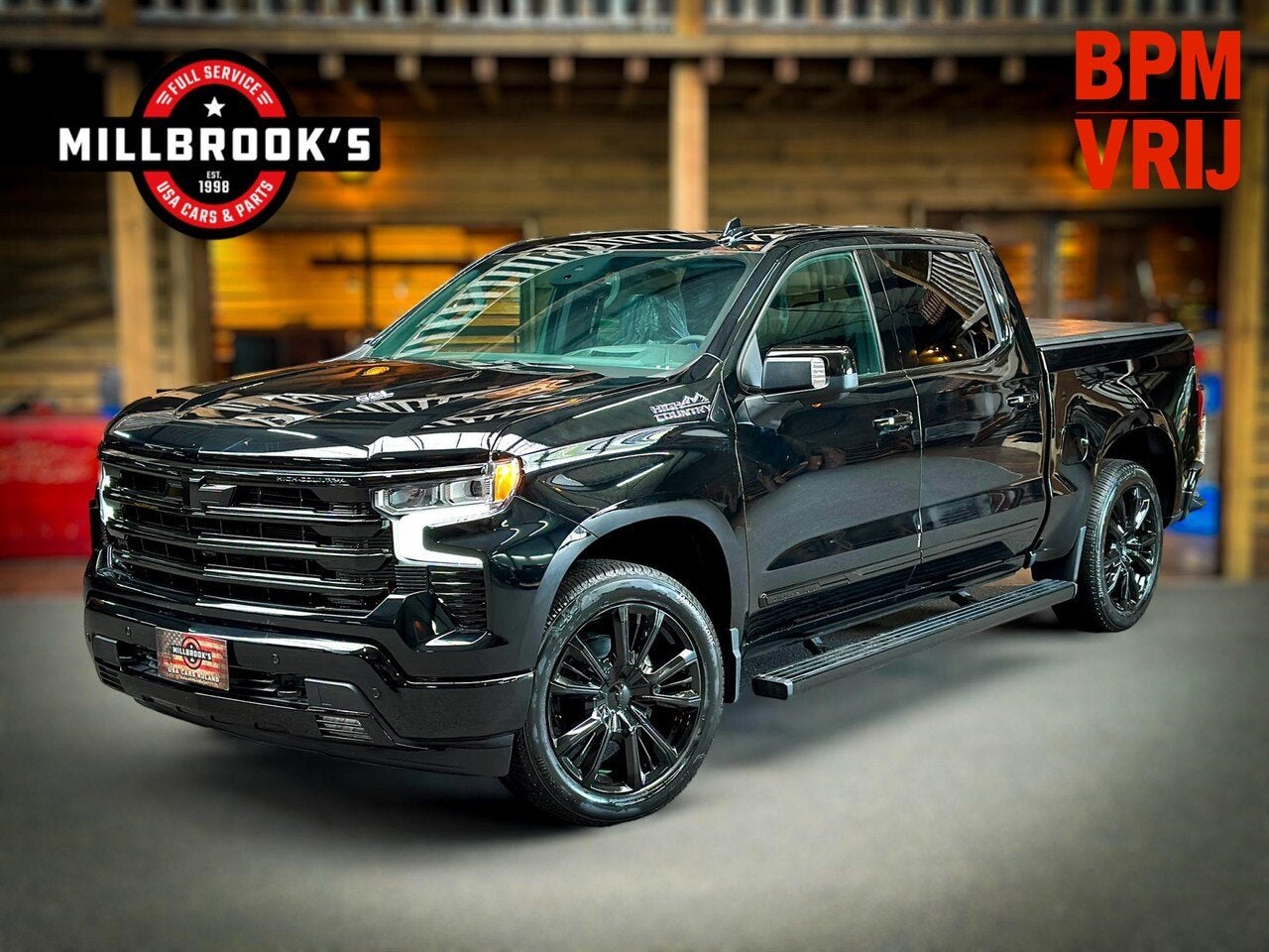 Chevrolet Silverado High Country Black Edition 6.2 V8 420 PK, Automaat, Zwart, Leder, Nieuw