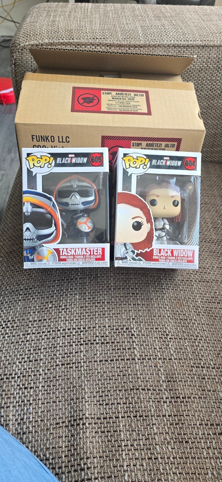 Funko Pop! Black Widow en Taskmaster (604 & 605), Ophalen of Verzenden