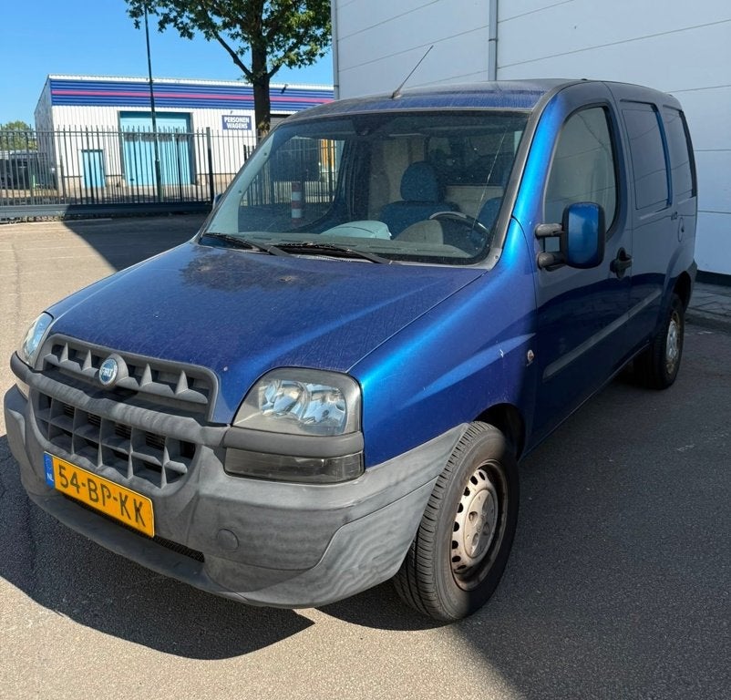 Fiat Doblò 1.3 JTD Basis AIRCO, Auto's, Voorwielaandrijving, Stof, Gebruikt, Zwart