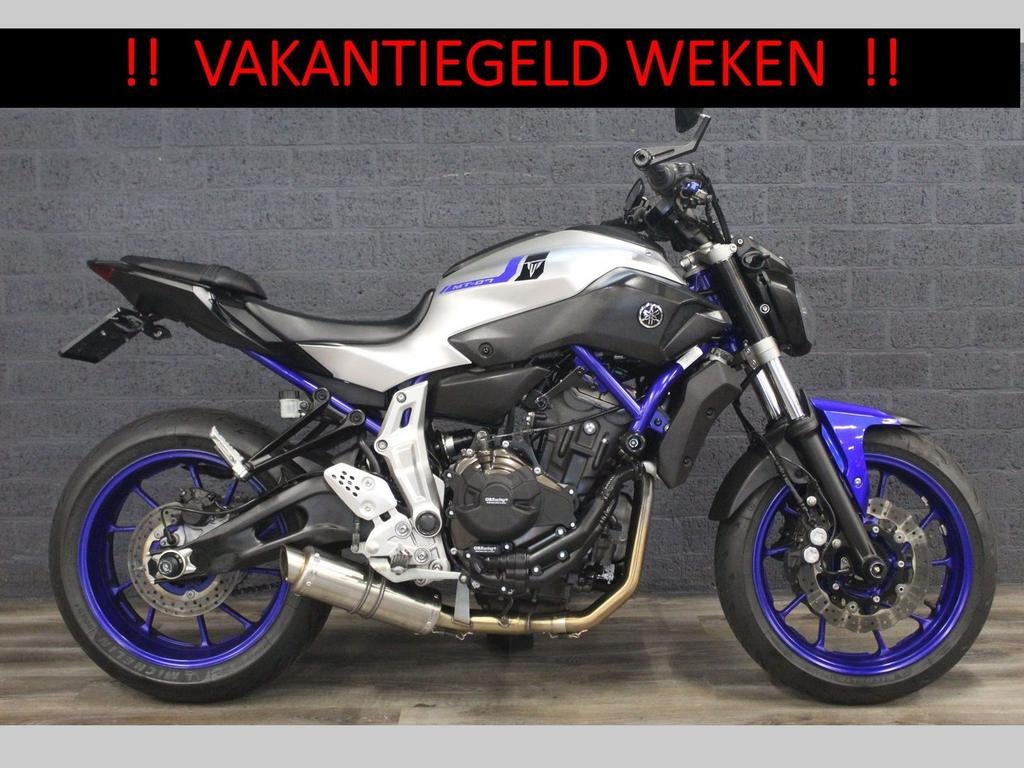 YAMAHA MT 07 ABS (bj 2016) 33,477 km 35KW A2 mogelijk, Motoren, 2 cilinders, Bedrijf, Onbekend, YAMAHA