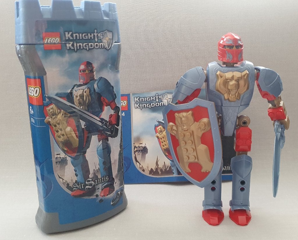 8794 Lego Knights Kingdom Sir Santis, Lego, Compleet, Ophalen of Verzenden, Zo goed als nieuw