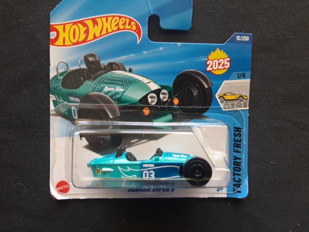Hotwheels - Morgan Super 3-wheeler - nieuw in blister, Ophalen of Verzenden, Nieuw, Auto