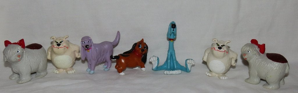 7 Foofur figuurtjes Schleich 1986, Ophalen of Verzenden, Zo goed als nieuw