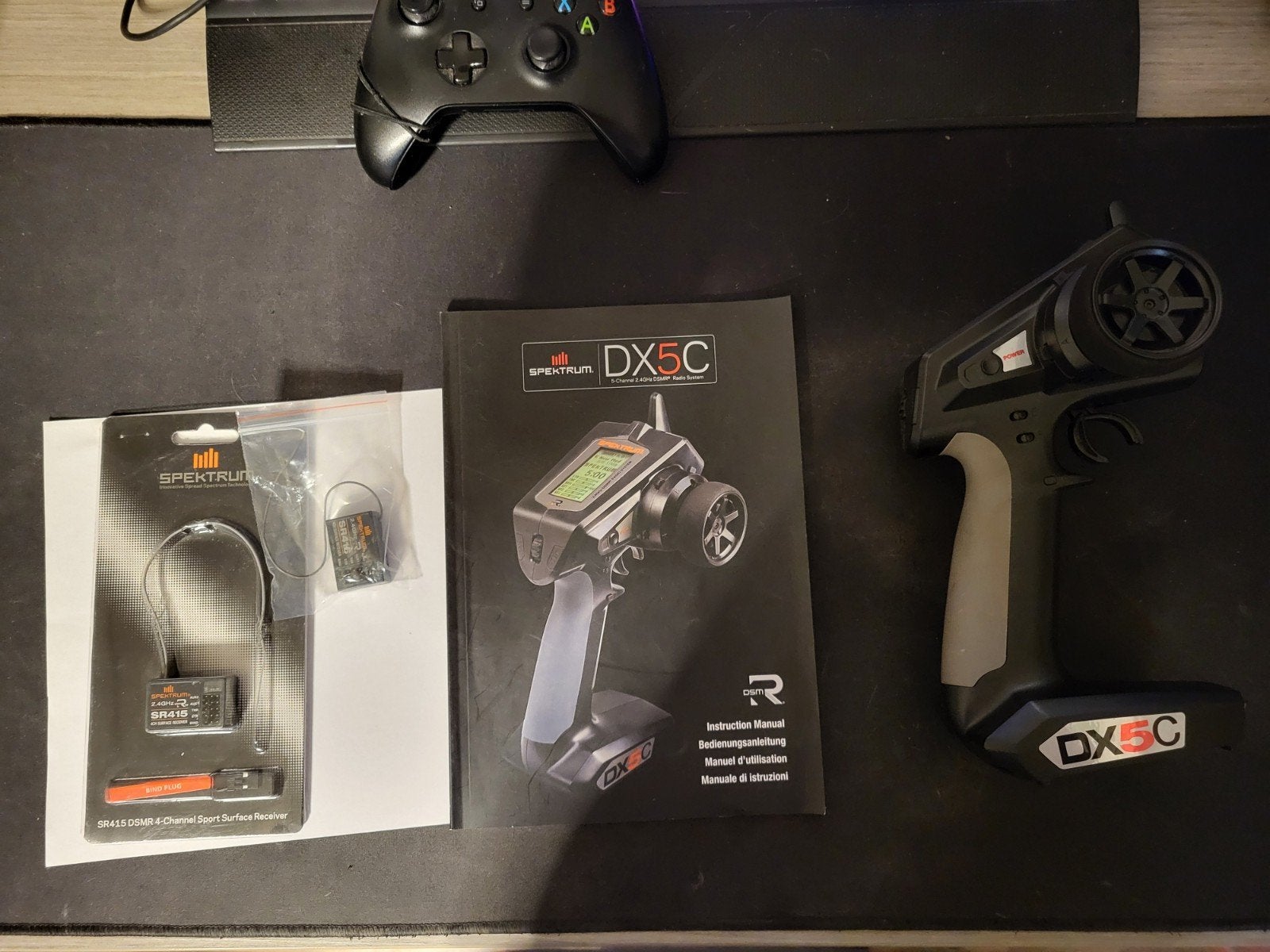 Spektrum DX5C zender met SR415 ontvanger, Ophalen of Verzenden, Nieuw, Onderdeel