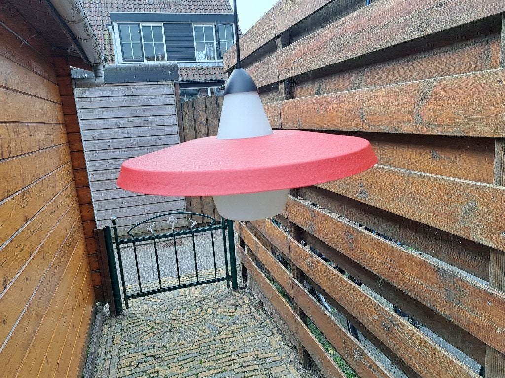 Aparte vintage design lamp lijkt op louis kalff philips nt60, Ophalen, Gebruikt, Design, E27 (groot)
