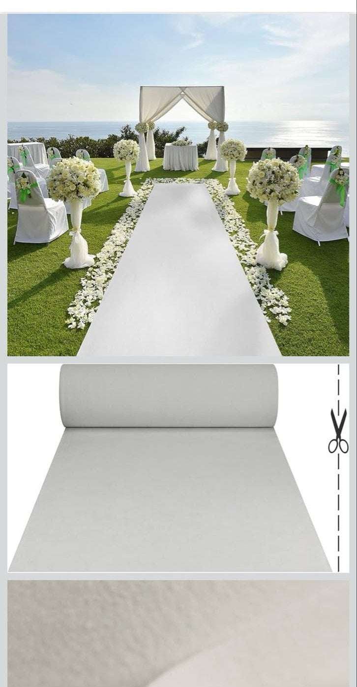 Nieuwe witte loper, nog in verpakking, Ophalen, Minder dan 50 cm, Wit, Rechthoekig