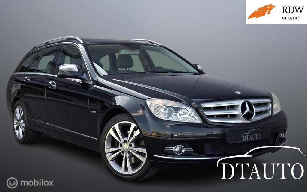 Mercedes C-klasse Estate 220 CDI Business Class Elegance Pan, Automaat, 4 cilinders, Leder en Stof, Zwart