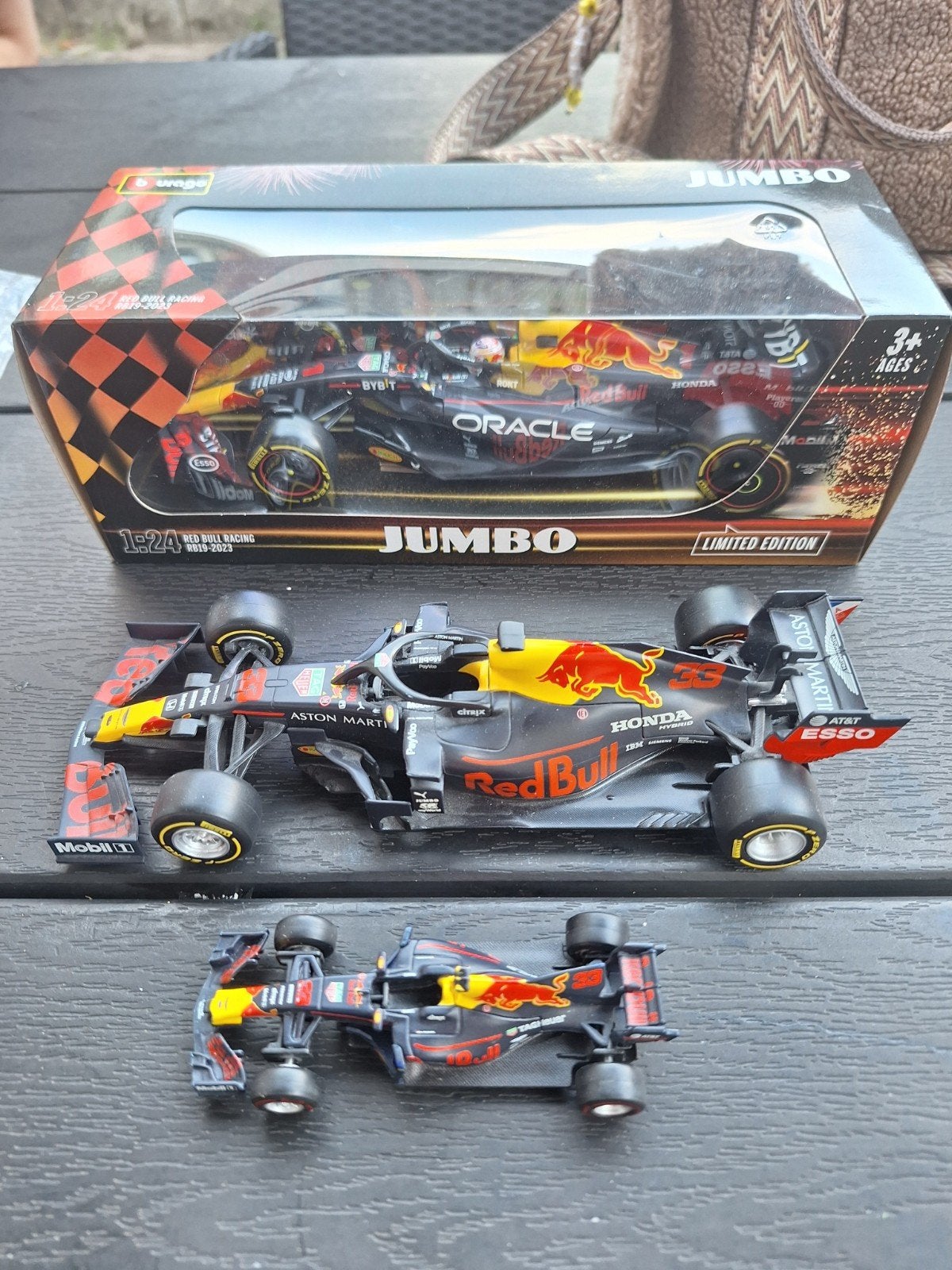 3x Redbull, Ophalen of Verzenden, Zo goed als nieuw, Auto, Bburago