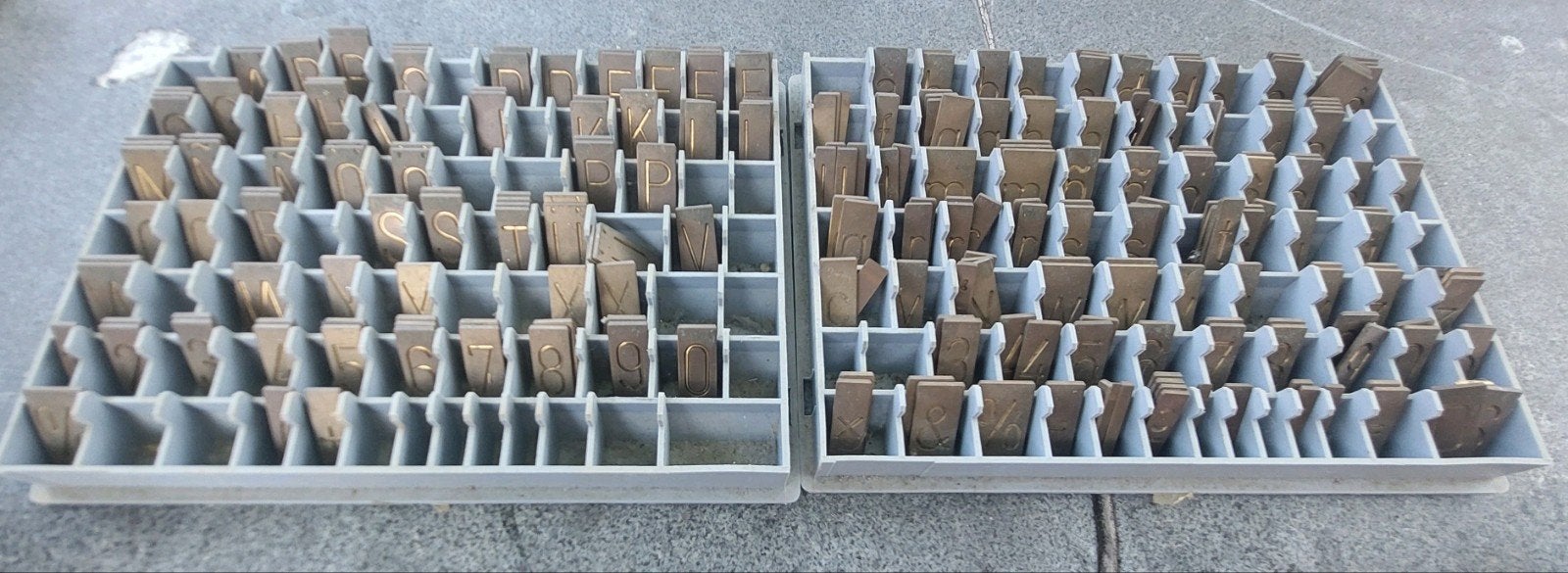 Sjablonenset Messing, Ophalen of Verzenden, Gebruikt