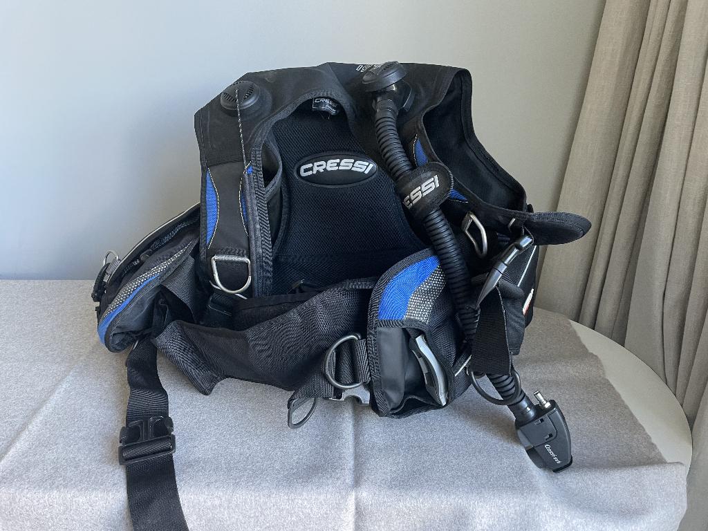 Trimvest Cressi Aquaride BCD Blauw L, Ophalen of Verzenden, Trimvest of Wing