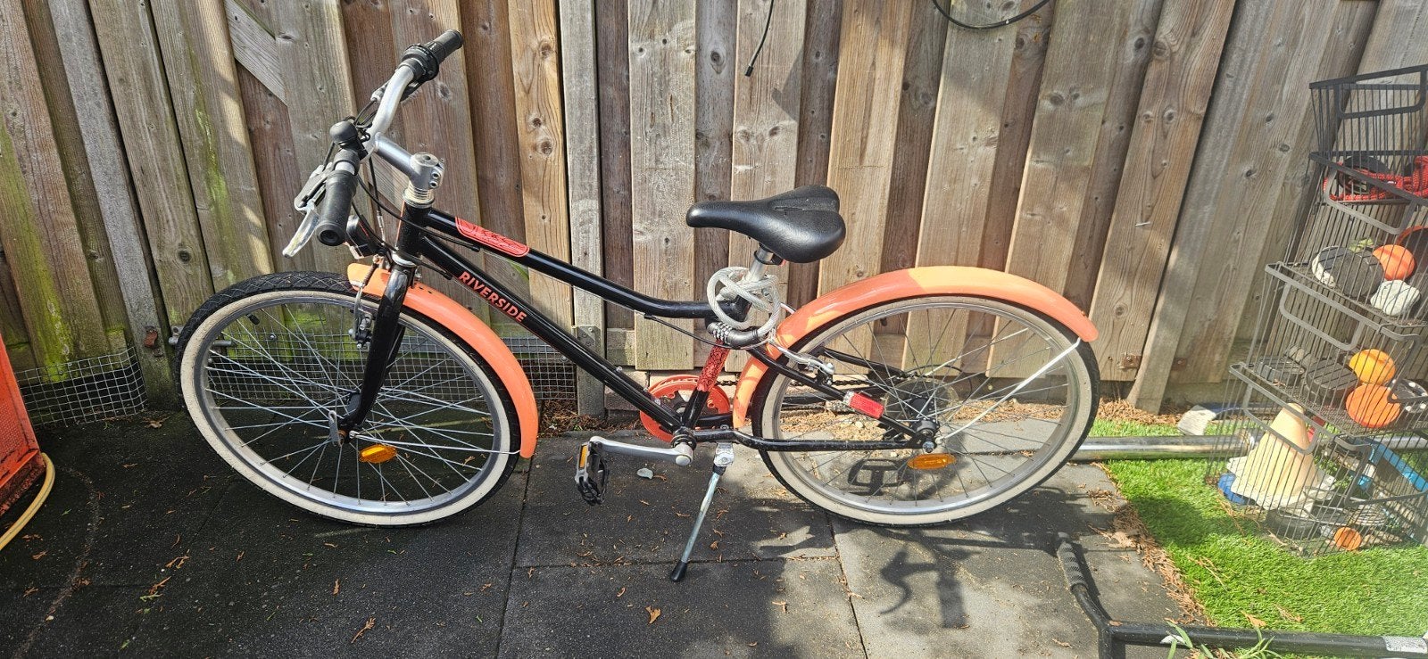 Kinderfiets hybride 500 24 inch voor kinderen, Ophalen, Gebruikt, Staal, Minder dan 47 cm