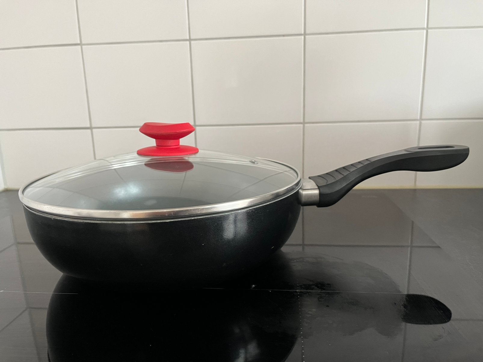 Wokpan/ Hapjes pan merk BK  te gebruiken op Gas!, Ophalen of Verzenden, Gebruikt, Rvs, Wok