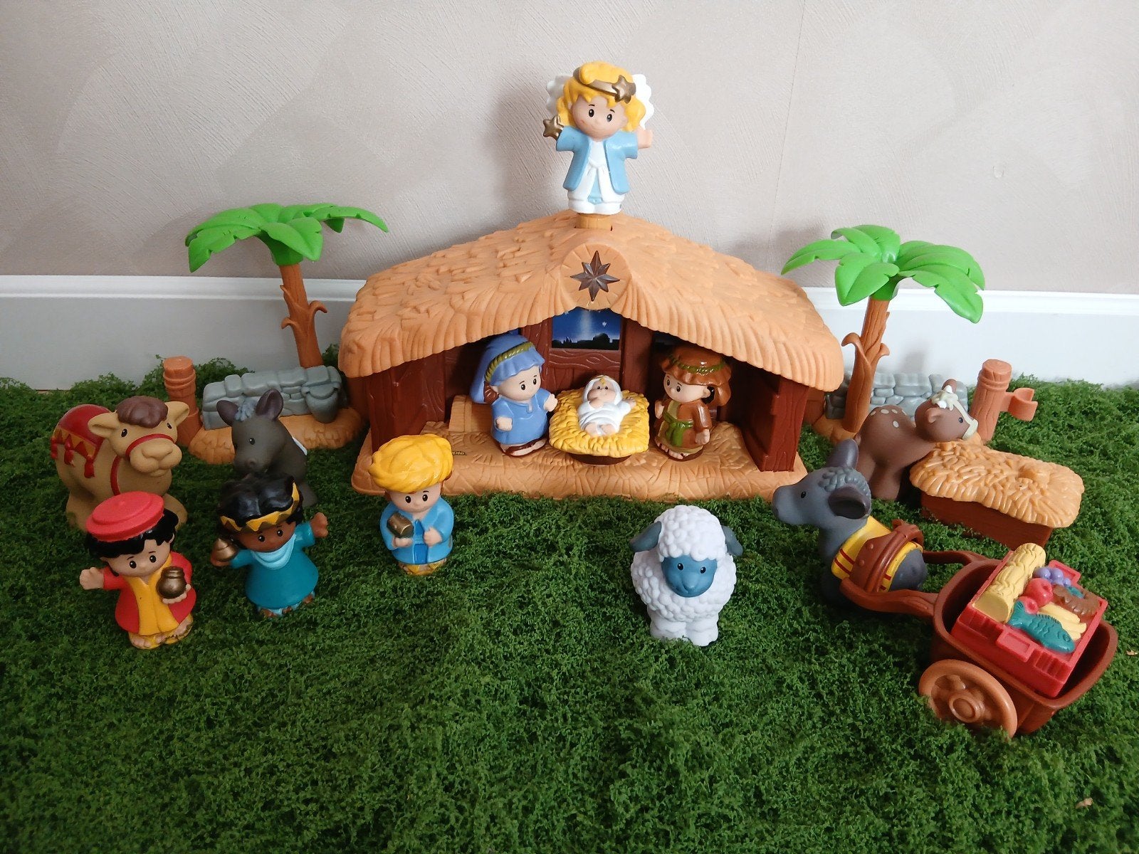 little people kerststal met licht en geluid, Kinderen en Baby's, Speelgoed | Fisher-Price, Ophalen of Verzenden, Zo goed als nieuw