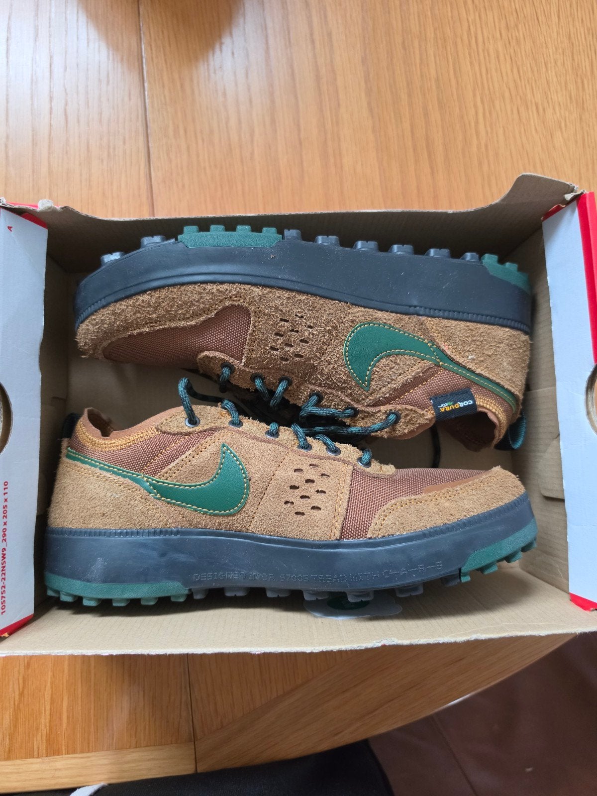 Nike C1TY PRM Sneakers Bruin Groen EU 40, Bruin, Nike, Ophalen of Verzenden, Sneakers of Gympen