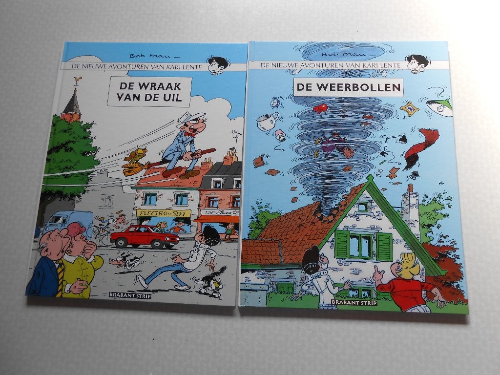 kari lente volledige reeks 1ste druk.6 x opdracht tekening., Bob Mau, Eén stripboek, Nieuw, Ophalen of Verzenden