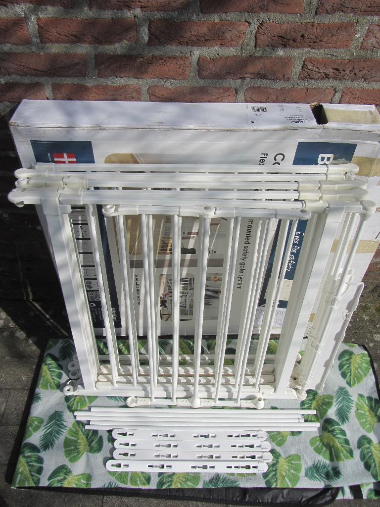 Babydan Flex hekje onderdelen, Kinderen en Baby's, Traphekjes, Ophalen, Zo goed als nieuw, 115 cm of meer, Metaal of IJzer