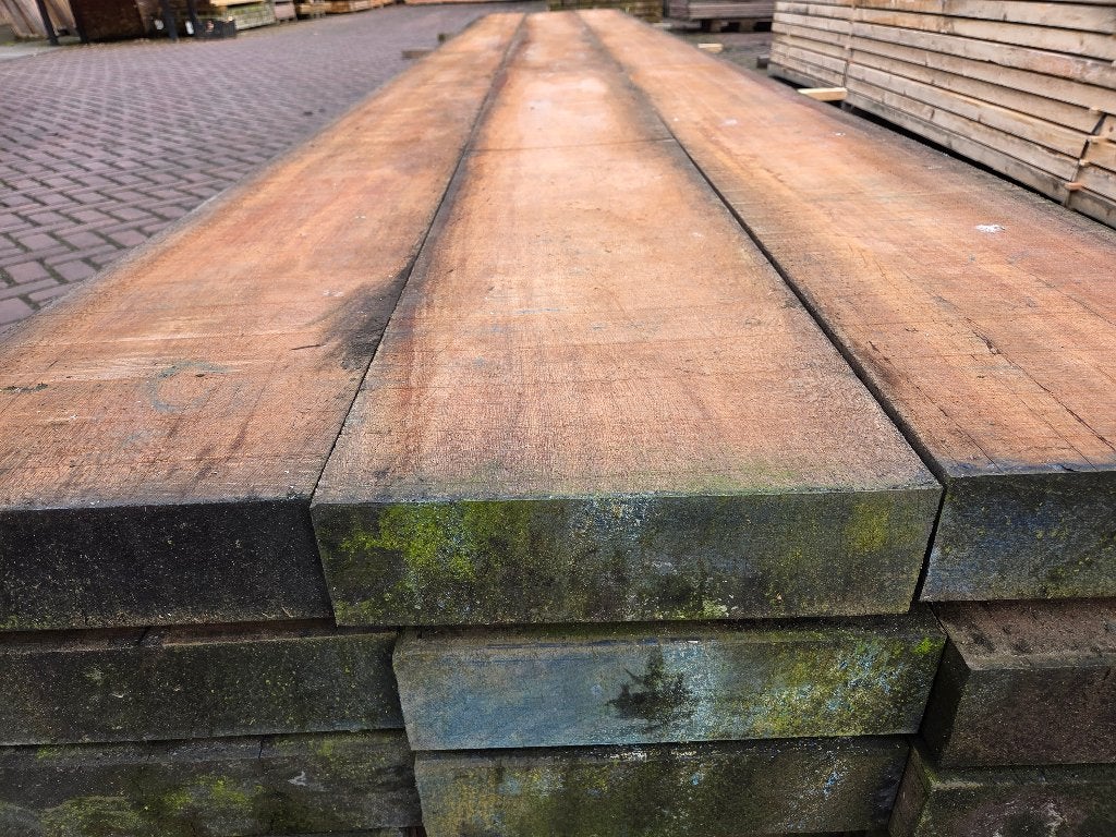 Hardhouten Balken 8.0 x 30.0 cm – 5.50 meter, Ophalen, 250 cm of meer, Balken, Hardhout