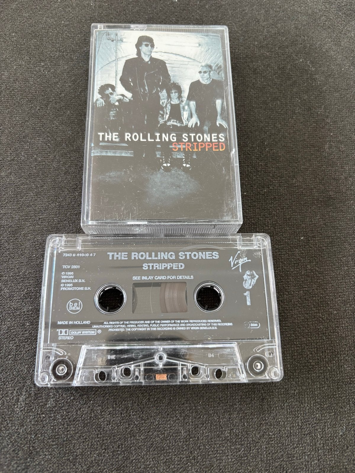 The Rolling Stones - Stripped Cassettebandje, Cd's en Dvd's, Ophalen of Verzenden, Rock en Metal, 1 bandje, Voorbespeeld
