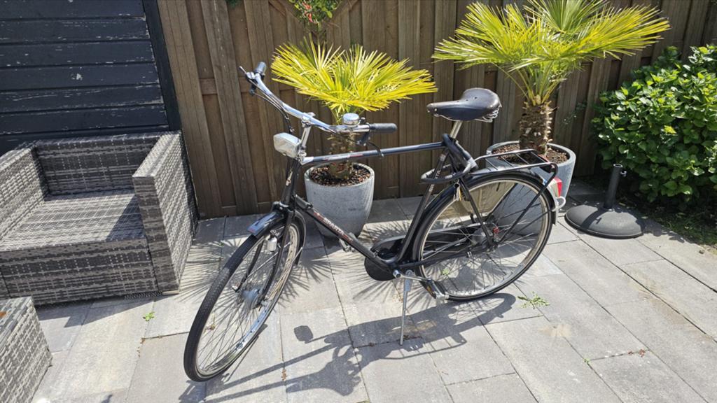 Sparta fiets - framemaat 61, 28”, Fietsen en Brommers, Fietsen | Dames | Damesfietsen, Ophalen, Sparta, Gebruikt, Velgrem