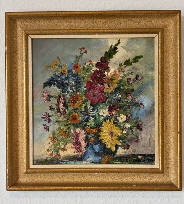 Olieverf schilderij Eduard von Dembinski (Oosterijk), Antiek en Kunst, Kunst | Schilderijen | Klassiek, Ophalen of Verzenden