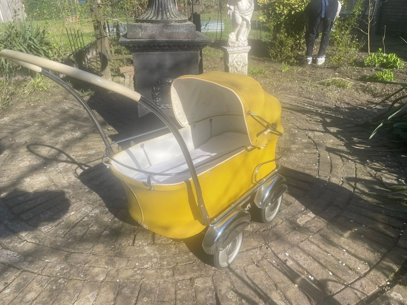 Retro Vintage Poppenwagen jaren 50 in goede staat, Ophalen of Verzenden