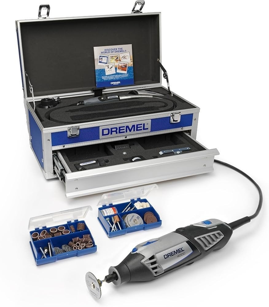 Dremel 4000 Platinum Edition in kist, compleet, Ophalen of Verzenden, Zo goed als nieuw