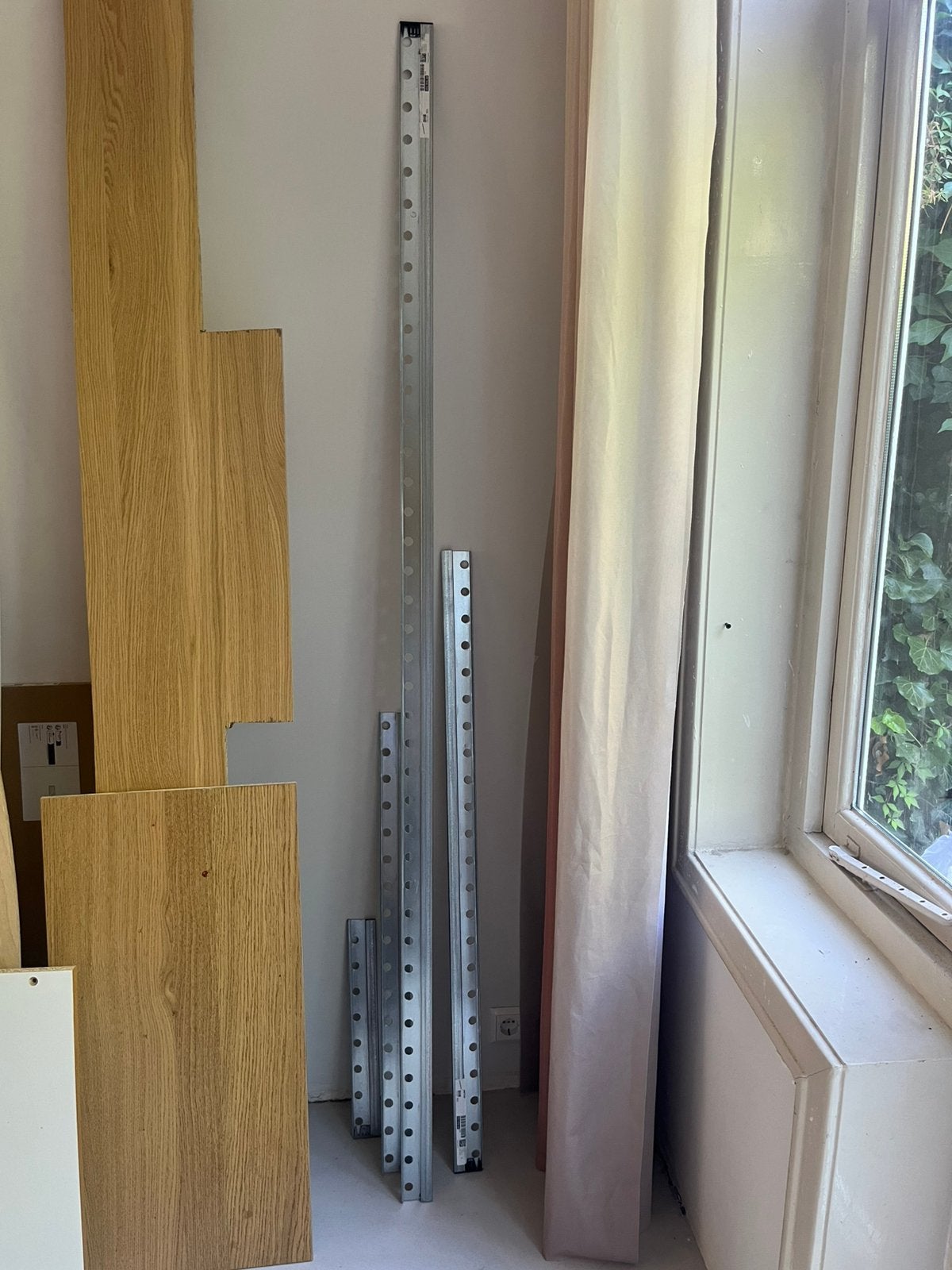 Ikea method ophangrail keuken reststukken, Ophalen, 50 tot 100 cm, Zo goed als nieuw, Minder dan 100 cm