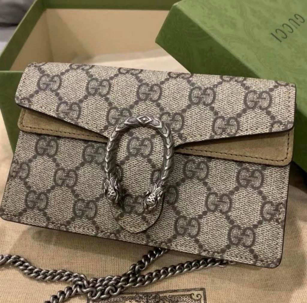 Gucci Super Mini Tasje, Ophalen of Verzenden, Zo goed als nieuw, Zwart