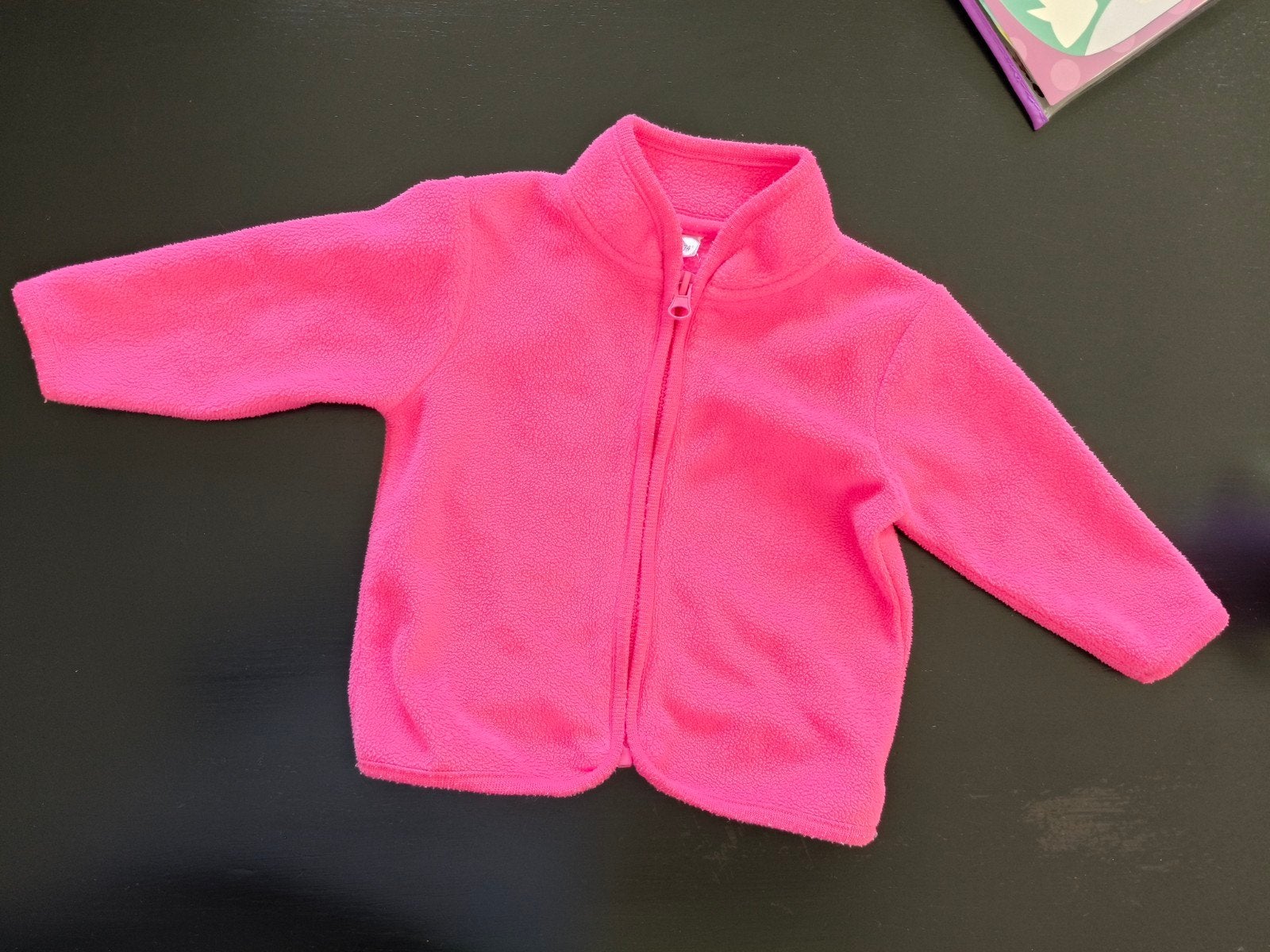 Roze fleece vest maat 74, Zeeman, Gebruikt, Ophalen of Verzenden, Truitje of Vestje