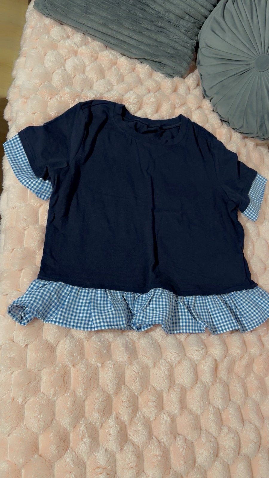 Nieuw Dazy T-shirt met ruitjesdetail - Maat XL, Kleding | Dames, Blauw, Maat 46/48 (XL) of groter, Nieuw, Ophalen of Verzenden