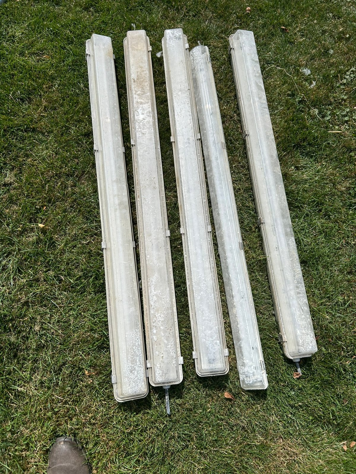 5 nette TL bakken +lampen, Ophalen of Verzenden, Zo goed als nieuw, Minder dan 50 watt