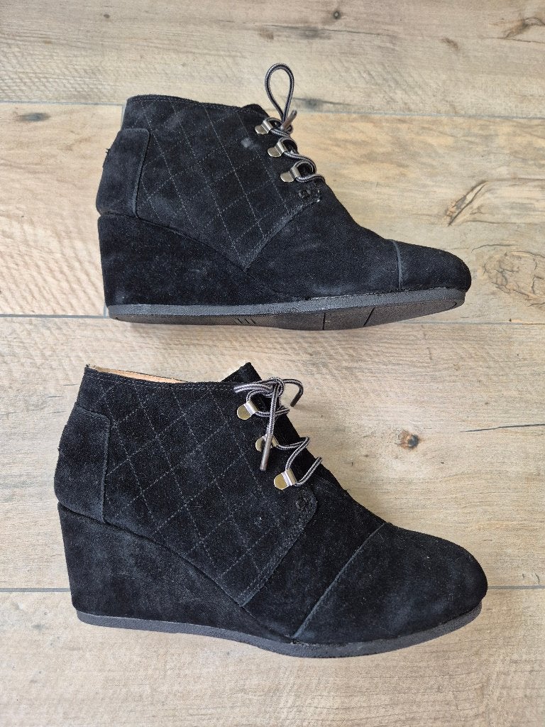 Toms Desert Wedge zwart mt 42,5 (11) NIEUW, Zwart, Overige typen, Nieuw, Ophalen of Verzenden