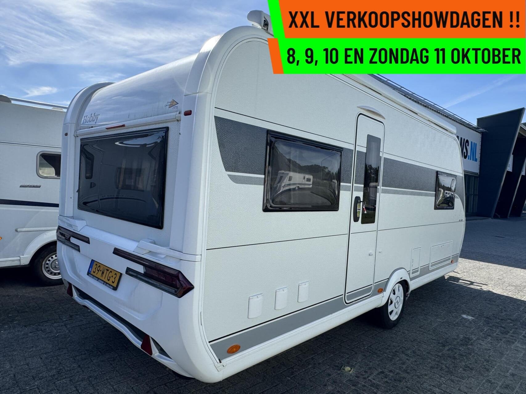 Hobby 540 - XXL VERKOOPSHOW 8,9,10 & 11 OKT. 10-17 UUR, Rondzit, Hobby, 7 tot 8 meter, Bedrijf