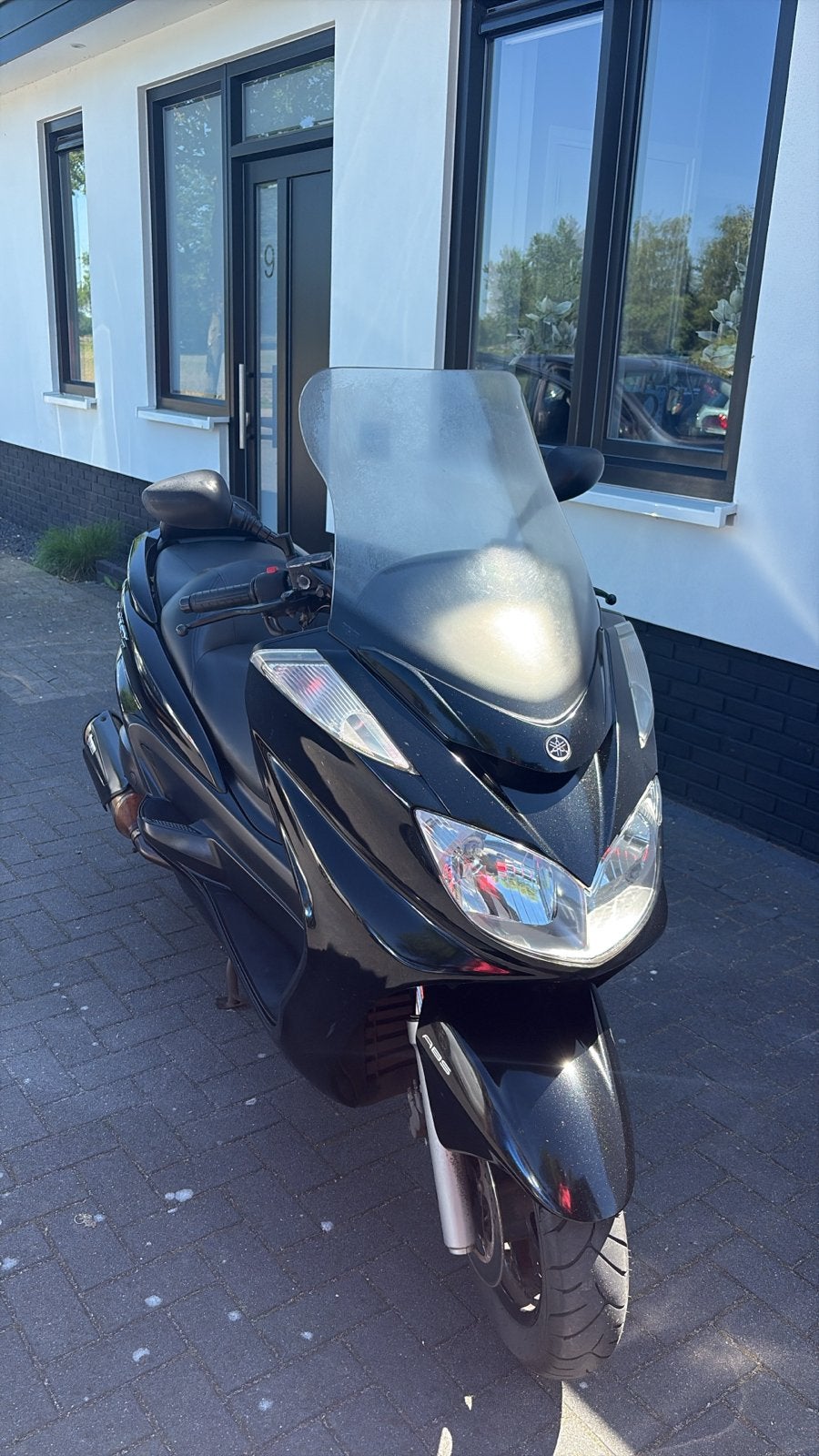 Yamaha Majesty 400 motorscooter - Zwart, Goede staat, Gebruikt, Maximaal 45 km/u, Ophalen of Verzenden