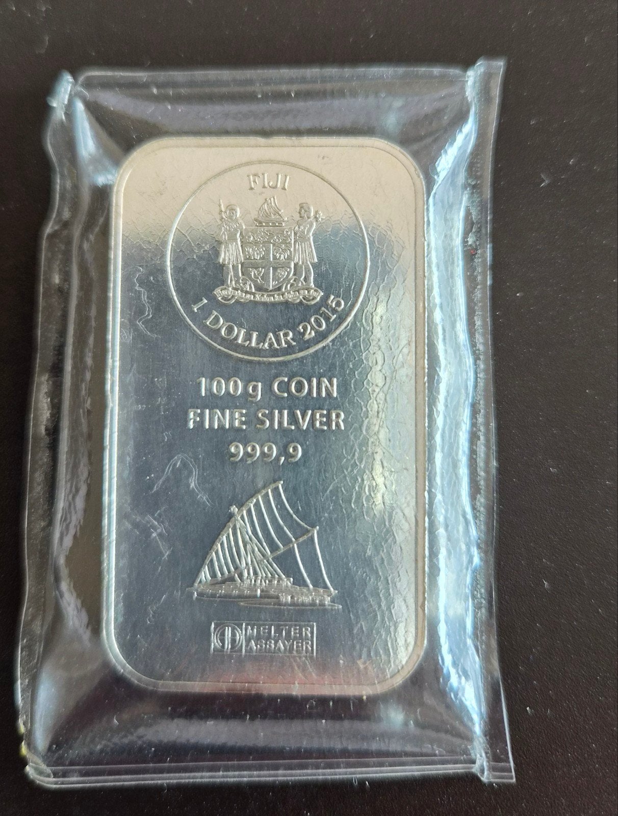 zilverbaar 100 gram, Ophalen of Verzenden, Zilver
